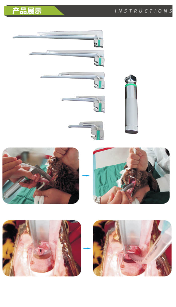 JNR动物专用麻醉咽喉镜（光钎型）